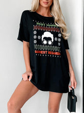 Load image into Gallery viewer, Best Wishes Warmest Regards Oversized Graphic T-Shirt