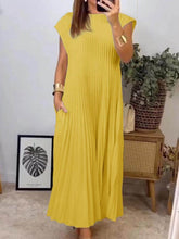 Load image into Gallery viewer, Elegant Stylish Sleeveless Pleated Maxi Dress