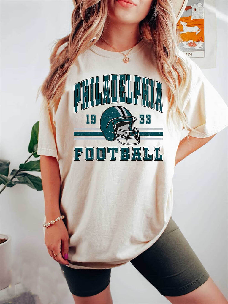 T-shirt de football confortable de Philadelphie