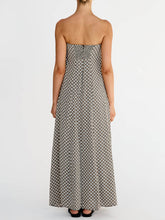 Load image into Gallery viewer, Diamond Print Bohemian Maxi Dress