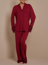 Lataa kuva Galleria-katseluun, Tassel Patchwork Valentine&#39;s Day Pajamas Set