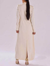 Load image into Gallery viewer, Exquisite Back Hem Slit Oversize Long Line Maxi Blazer Dress