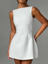 Load image into Gallery viewer, Backless Sleeveless Mini Dress