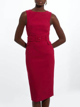 Load image into Gallery viewer, Elegant And Sophisticated Feeling Formal Tie Pencil Midi Dress