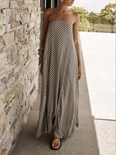 Load image into Gallery viewer, Diamond Print Bohemian Maxi Dress