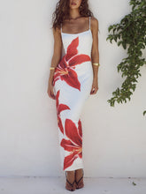 Load image into Gallery viewer, Unforgettable Abstract Floral Print Maxi Dress