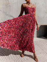 Load image into Gallery viewer, Fashionable Summer Sunshine Pleated Maxi Dress