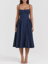 Lataa kuva Galleria-katseluun, V-Neck Strapless Midi Dress