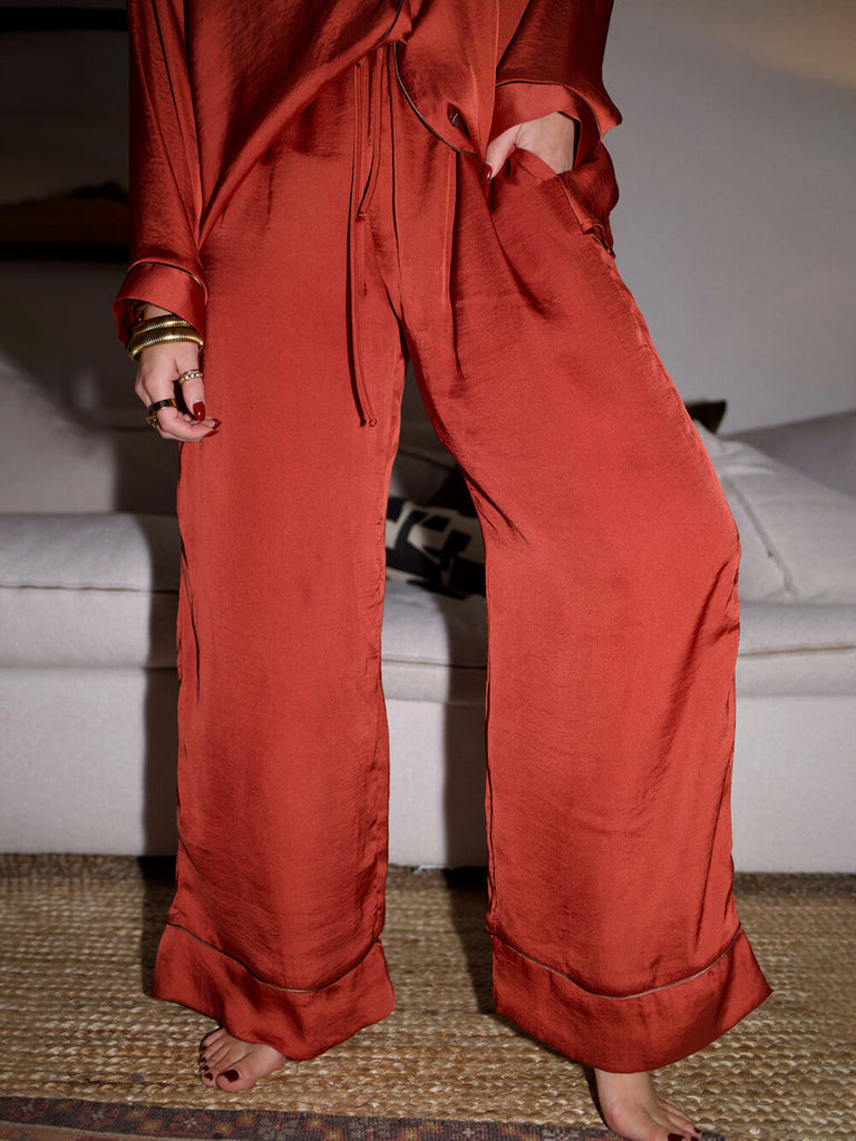 Classic Button Pajama Set