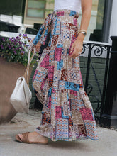 Lataa kuva Galleria-katseluun, Multicolor Boho Ethnic Print High Waist Pants