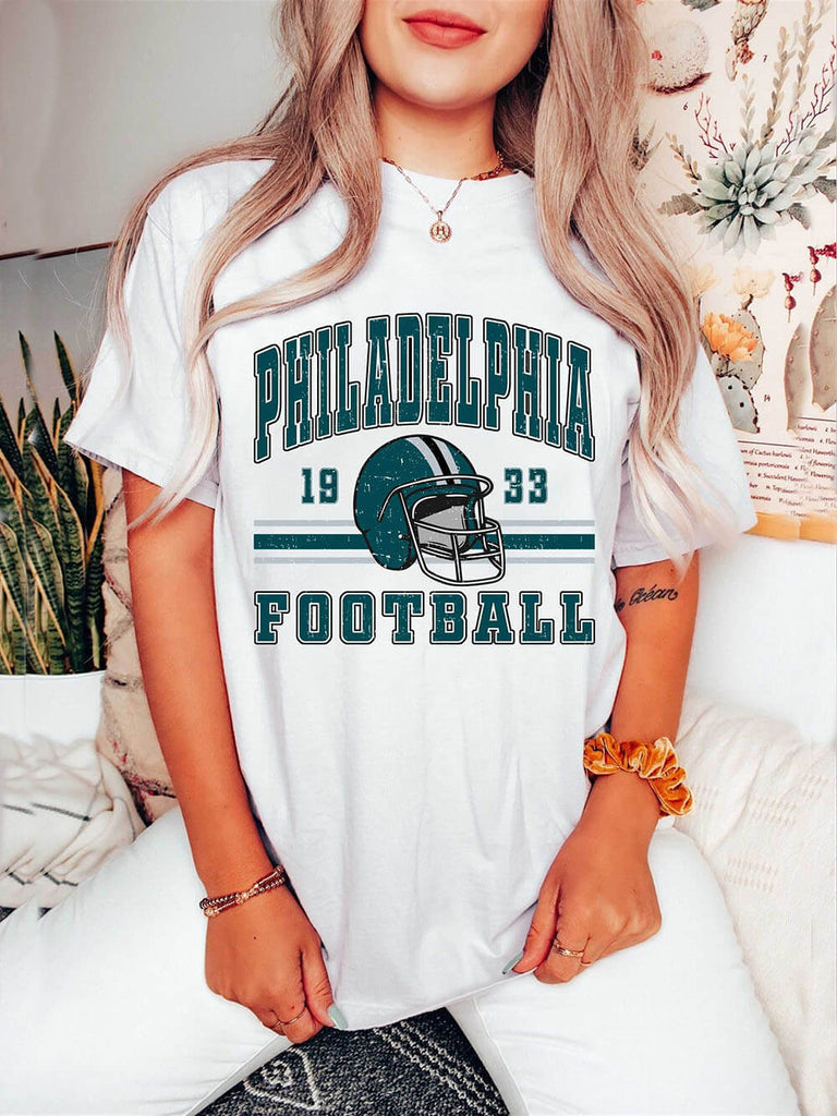 T-shirt de football confortable de Philadelphie