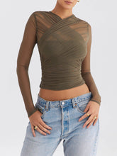 Lataa kuva Galleria-katseluun, Mesh Layered Top