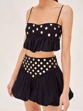 Görseli Galeri görüntüleyiciye yükleyin, Luminous Allure Mirror Skirt Set