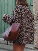 Load image into Gallery viewer, Casual Loose Leopard Print Long Sleeve Jacket