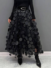 Load image into Gallery viewer, Elegant Dot Patchwork Tulle Skirt