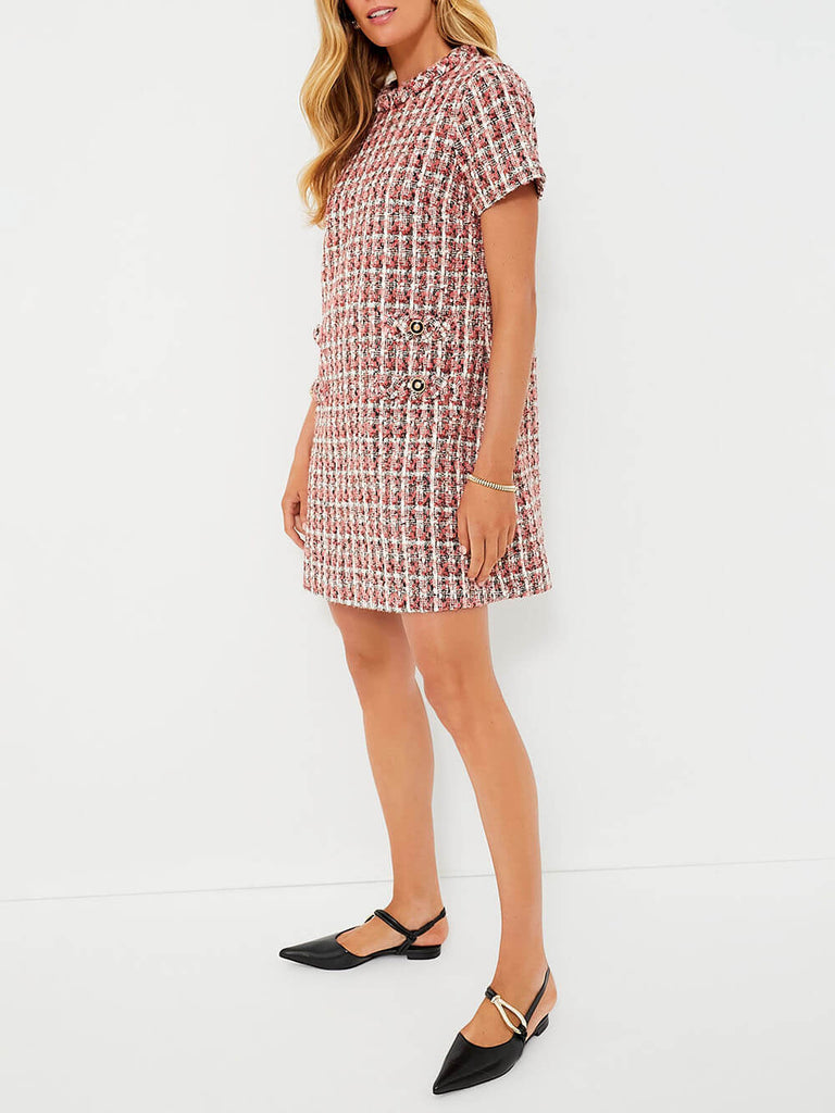 Plaid Fragrant Style Dress