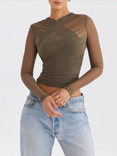 Görseli Galeri görüntüleyiciye yükleyin, Mesh Layered Top