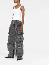 Load image into Gallery viewer, Street Style Cargo Denim