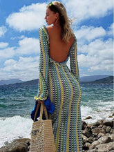 Load image into Gallery viewer, Maxi Dress Holiday Beach- Yellow