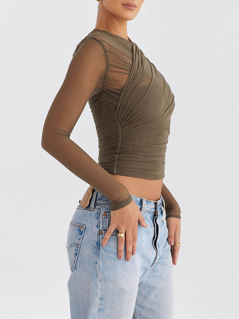 Mesh Layered Top