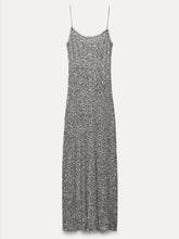 Load image into Gallery viewer, Sequin Slip Dress