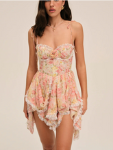 Load image into Gallery viewer, Elea Asymmetrical Mini Dress