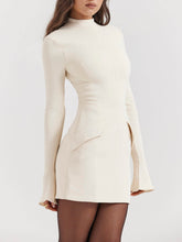 Carregar imagem no visualizador da galeria, Vintage Cream Mini Dress