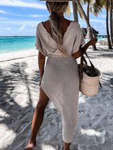 Carregar imagem no visualizador da galeria, Seaside Resort Knitted Cover Up Dress