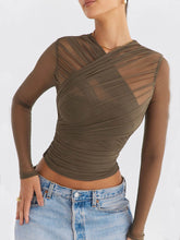 Carregar imagem no visualizador da galeria, Mesh Layered Top