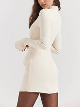 Lataa kuva Galleria-katseluun, Vintage Cream Mini Dress