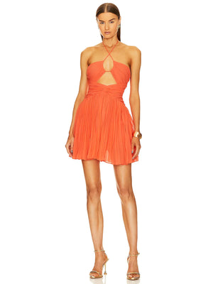 Starlit Enchantment Halter Mini Dress