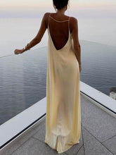 Load image into Gallery viewer, Elegant Hollow Backless Maxi Dress