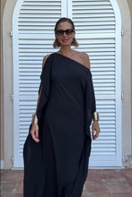 Load image into Gallery viewer, Flowing Asymmetric Caftan With Belt