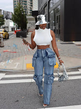 Load image into Gallery viewer, Casual Versatile Multi-Pocket Work Pants