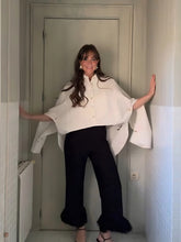 Load image into Gallery viewer, Statement Button Tuxedo Shirt &amp; Fringed Trim Pants