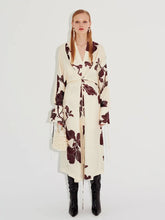 Load image into Gallery viewer, Origami Print Kimono Dress