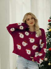 Load image into Gallery viewer, Santa Claus Knitted Sweater