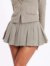 Load image into Gallery viewer, Oaklyn Plaid Pleated Mini Skort