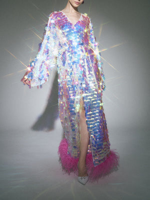 Mermaid Sequin Bestie Robe