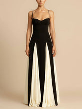 Load image into Gallery viewer, Elegance Panelled Tulle A-line Slip Maxi Dress