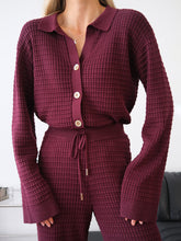 Carica l&#39;immagine nel visualizzatore di Gallery, Fashionable Textured Cardigan Sweater Jacket