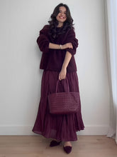 Load image into Gallery viewer, Oversized Mohair-Blend Sweater Skirt Set