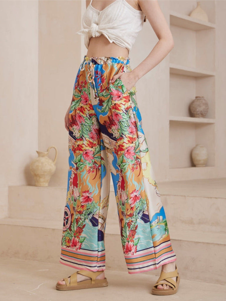 Flowy Airy Fit Satin Pants