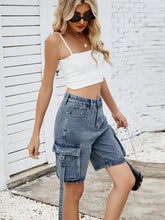 Load image into Gallery viewer, Trendy Summer Washed Cargo Shorts