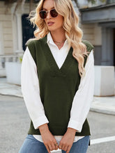 Load image into Gallery viewer, V-Neck Slim Knit Vest