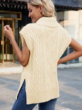 Load image into Gallery viewer, Casual High-Neck Knitted Vest