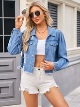 Indlæs billede til gallerivisning Casual Distressed Denim Jacket