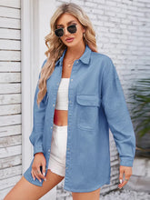 Load image into Gallery viewer, Spring Loose-Fit Long Sleeve Denim Shirt