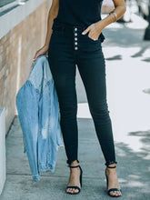 Load image into Gallery viewer, Stretch Slim-Fit Denim Pencil Boots Pants