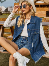 Načíst obrázek do prohlížeče Galerie, Trendy Summer Denim Vest Sleeveless Top